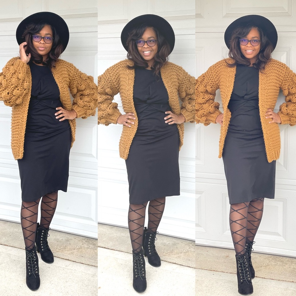 Chicwish Chunky Knit Cardigan - Tan